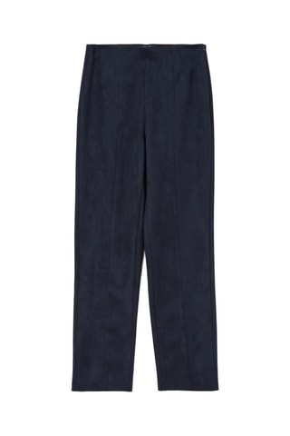 Pantalon 7/8 taille haute - Bleu marine
