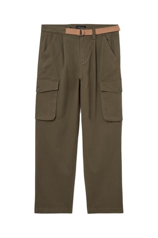 Pantalon cargo - Vert olive