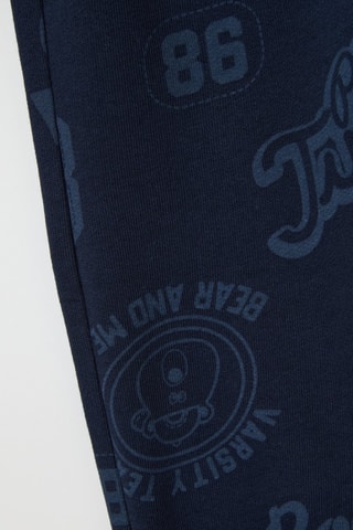 Pantalon en coton biologique - Bleu