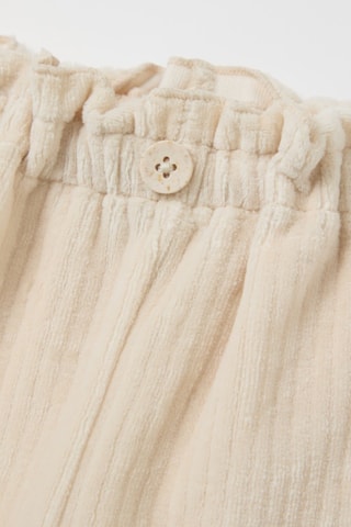 Pantalon en velours - Beige