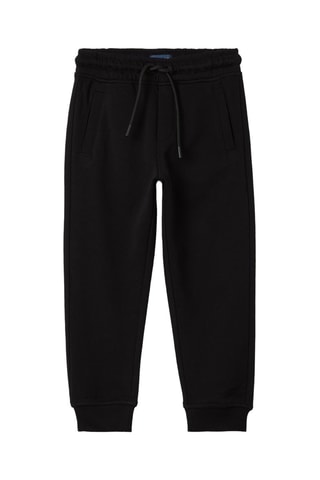 Jogging en coton biologique - Noir