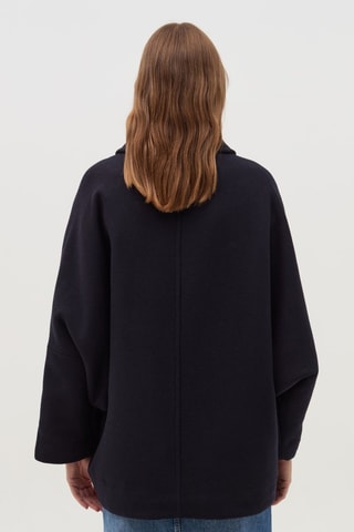 Caban en laine - Bleu marine