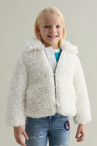 Veste en fourrure - Blanc