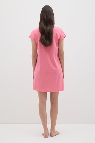 Chemise de nuit en coton biologique - Rose