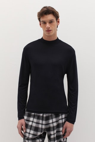 T-shirt de pyjama - Noir