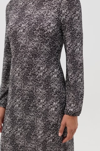 Robe longue - Noir et blanc