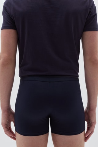 Boxer en coton biologique - Bleu marine