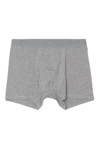 Boxer en coton biologique - Gris chiné