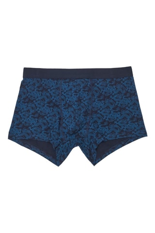 Boxer en coton biologique - Bleu