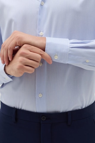 Chemise - Bleu clair et blanc