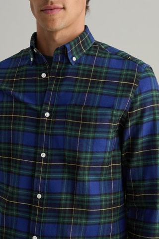 Chemise - Bleu marine et vert