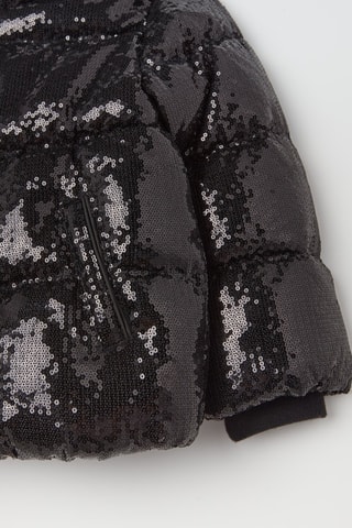 Doudoune à capuche - Noir