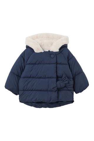 Doudoune à capuche - Bleu marine