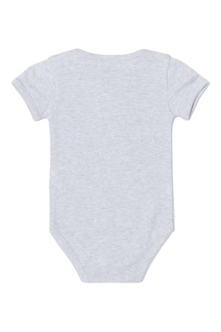 3 bodys - Blanc et gris clair chiné