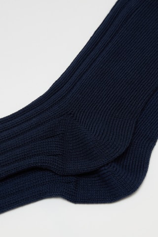 Chaussettes hautes - Bleu marine