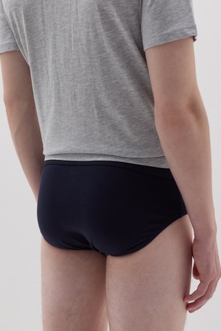 Slip en coton biologique - Bleu marine