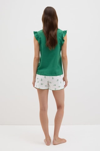 Pyjama en coton biologique - Vert