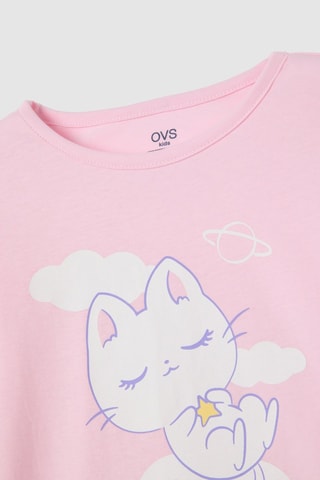 Pyjama en coton biologique - Rose