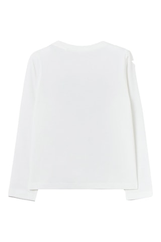 T-shirt - Blanc et bleu