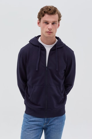 Sweat à capuche - Bleu nuit