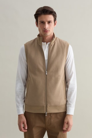 Sweat sans manches - Marron