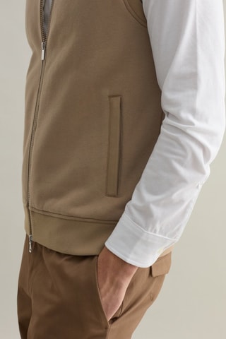 Sweat sans manches - Marron