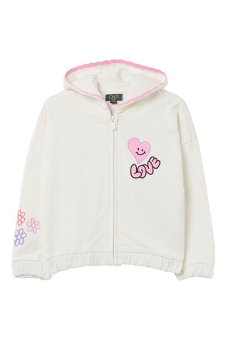 Sweat à capuche - Blanc