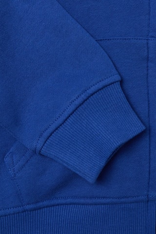 Sweat à capuche en coton biologique - Bleu cobalt