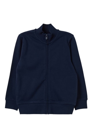 Sweat en coton biologique - Bleu foncé