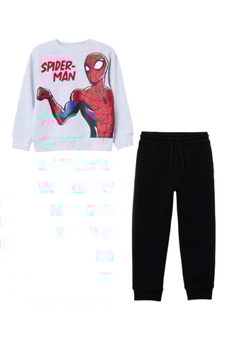 Sweat et jogging Spider-Man Avengers Marvel - Gris clair chiné et noir