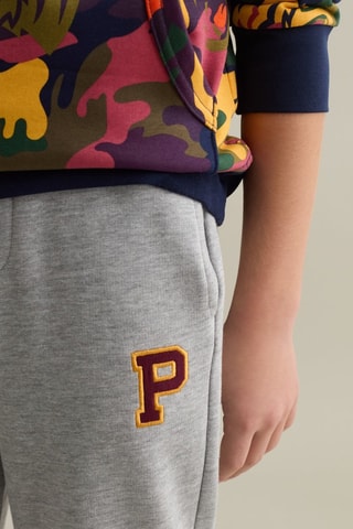 Sweat à capuche et jogging - Kaki et gris chiné