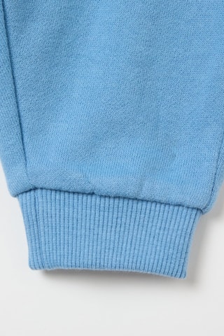 Sweat et jogging en coton biologique - Blanc et bleu