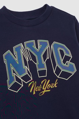 Sweat et pantalon - Bleu marine