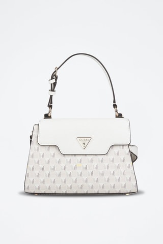 Sac à main G Wave - Blanc et beige