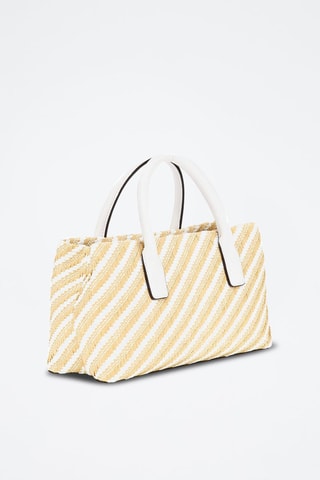Sac à main - Beige et blanc