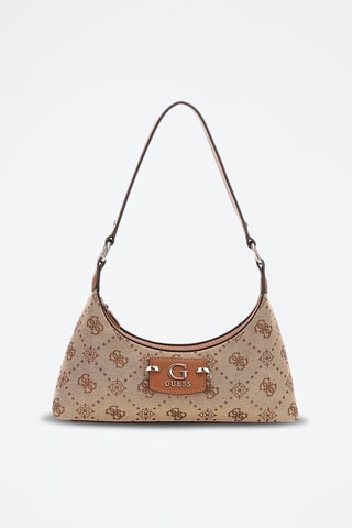 Sac porté épaule Neda - Beige et marron