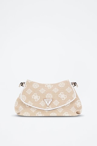 Sac bandoulière Beyza - Beige et blanc