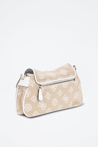Sac bandoulière Beyza - Beige et blanc