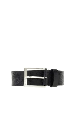 Ceinture en cuir Boston - Noir