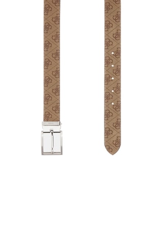 Ceinture réversible Milano - Marron et beige