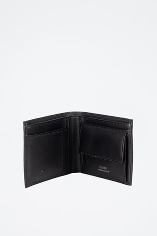 Portefeuille en cuir Milano - Noir