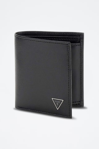 Portefeuille en cuir Milano - Noir