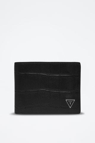 Portefeuille en cuir Torino - Noir