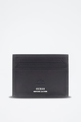 Porte-cartes en cuir Torino - Noir