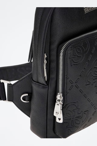 Sac à dos bandoulière Boston - Noir