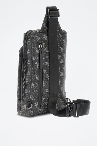 Sac à dos bandoulière Milano - Noir et gris