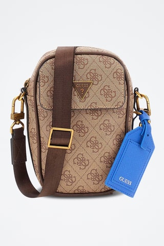 Sac bandoulière Milano - Marron et beige