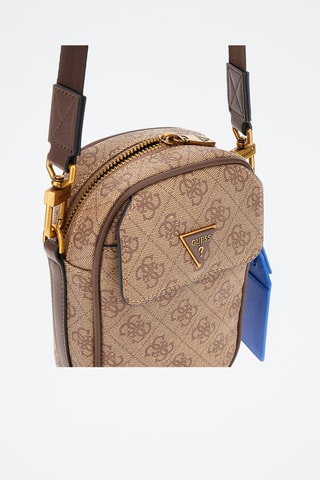 Sac bandoulière Milano - Marron et beige