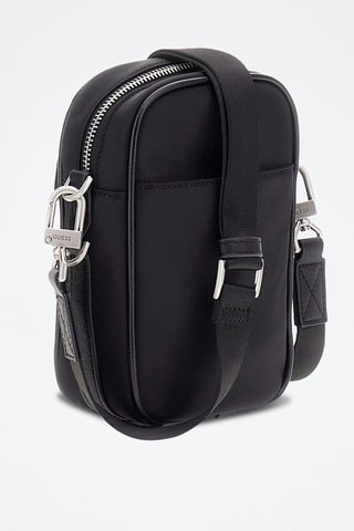 Sac bandoulière Milano - Noir et argenté