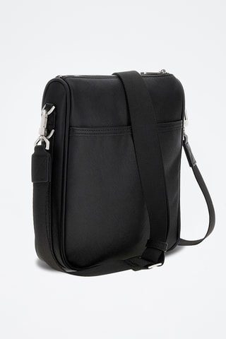 Sac bandoulière Milano - Noir et argenté